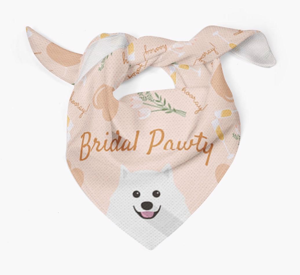 Bridal Pawty: Personalized {breedFullName} Bandana