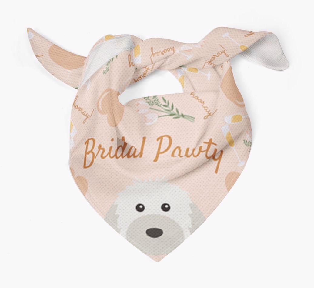 Bridal Pawty: Personalized {breedFullName} Bandana