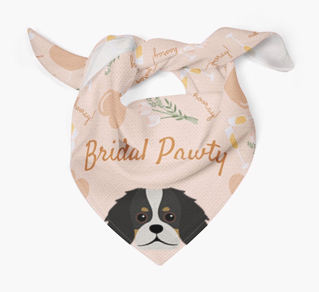 Bridal Pawty: Personalized {breedFullName} Bandana