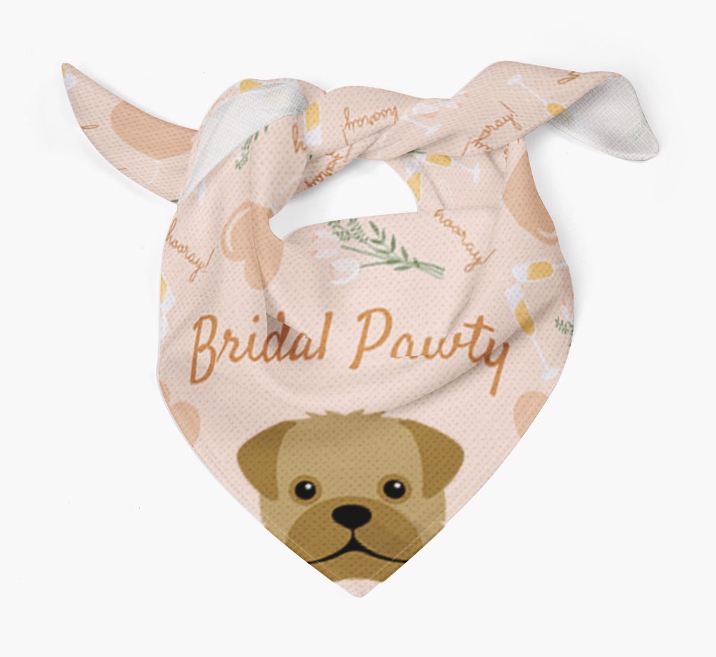 Bridal Pawty: Personalized {breedFullName} Bandana
