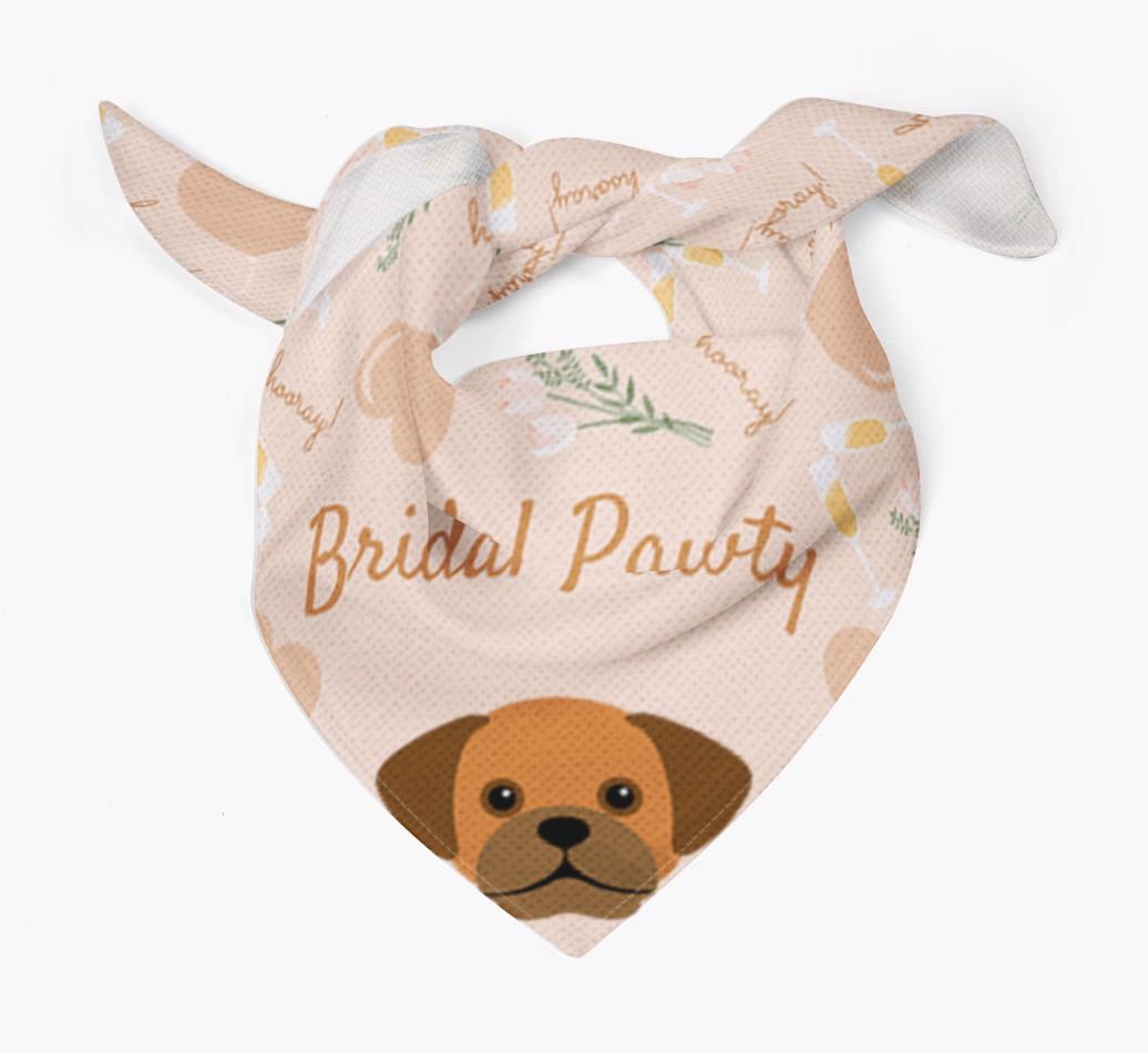 Bridal Pawty: Personalized {breedFullName} Bandana