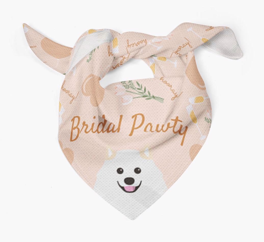 Bridal Pawty: Personalized {breedFullName} Bandana