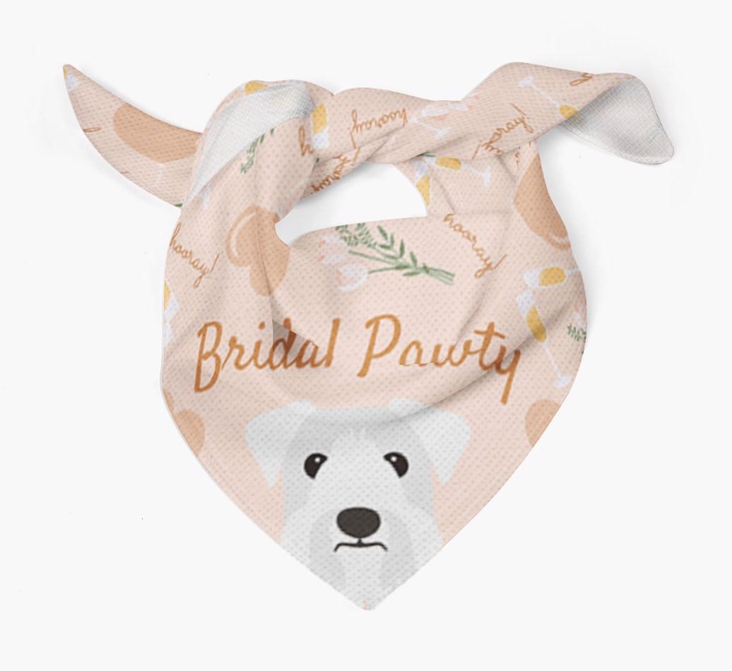 Bridal Pawty: Personalized {breedFullName} Bandana