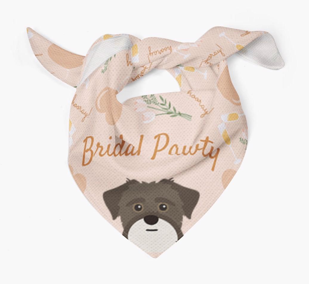 Bridal Pawty: Personalized {breedFullName} Bandana