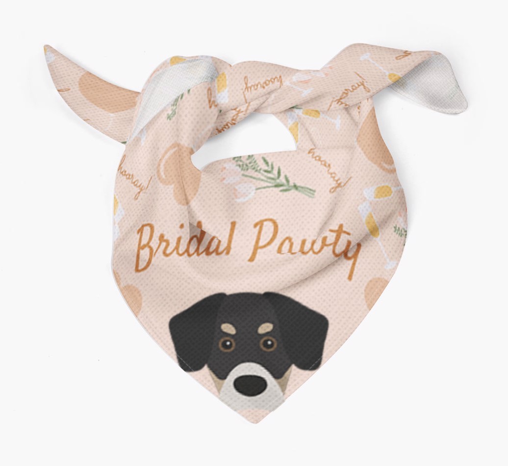 Bridal Pawty: Personalized {breedFullName} Bandana
