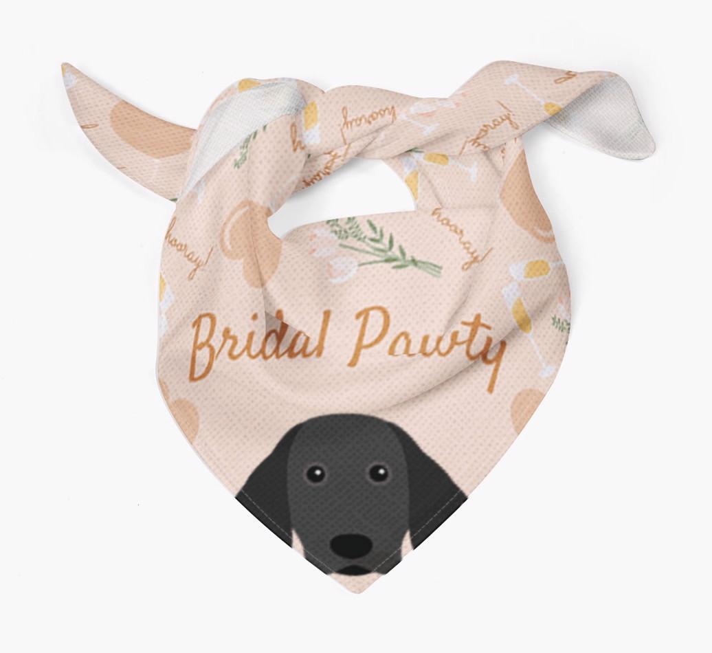 Bridal Pawty: Personalized {breedFullName} Bandana