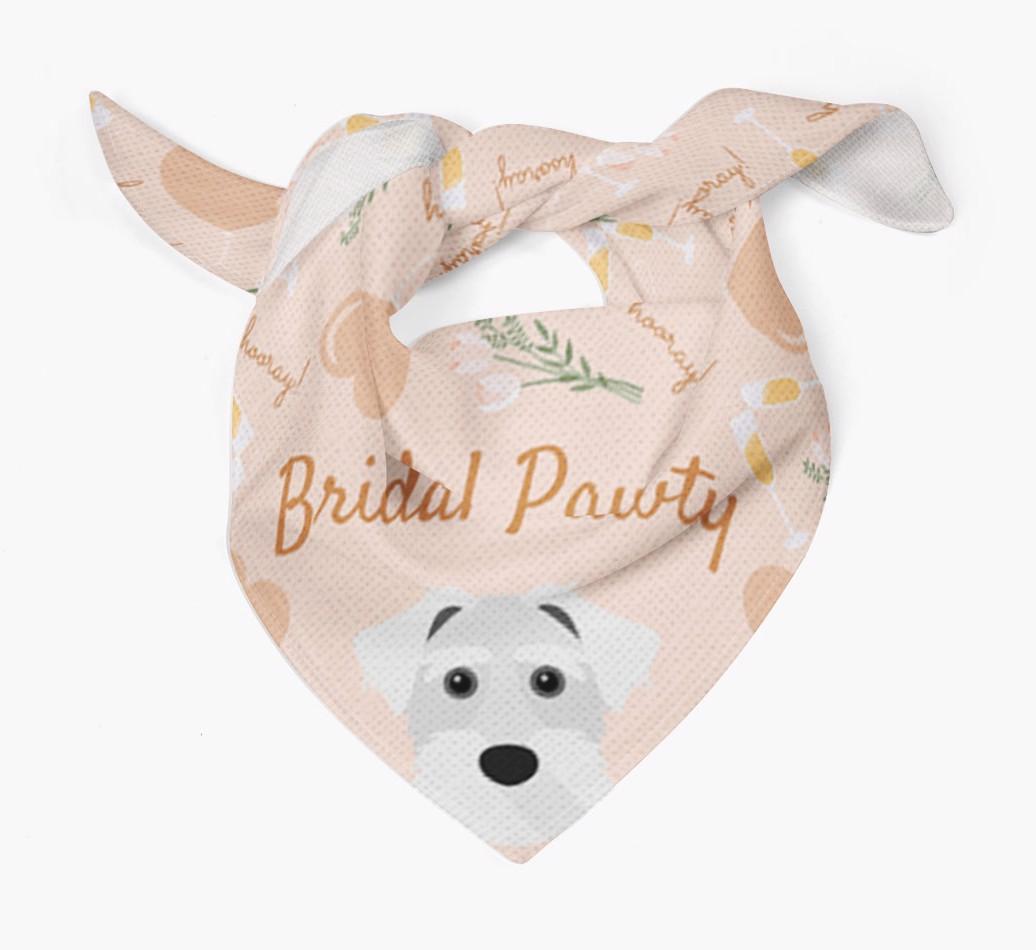 Bridal Pawty: Personalized {breedFullName} Bandana
