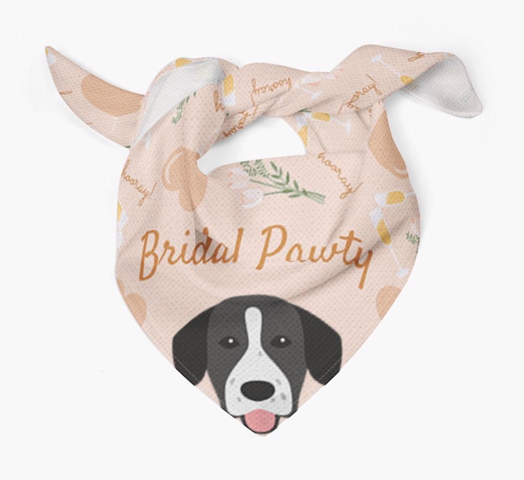 Bridal Pawty: Personalized {breedFullName} Bandana