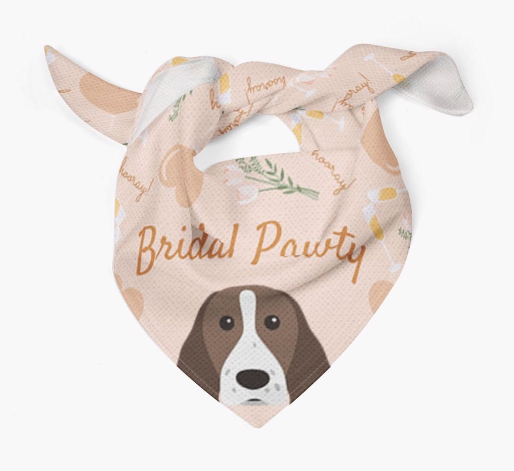 Bridal Pawty: Personalized {breedFullName} Bandana