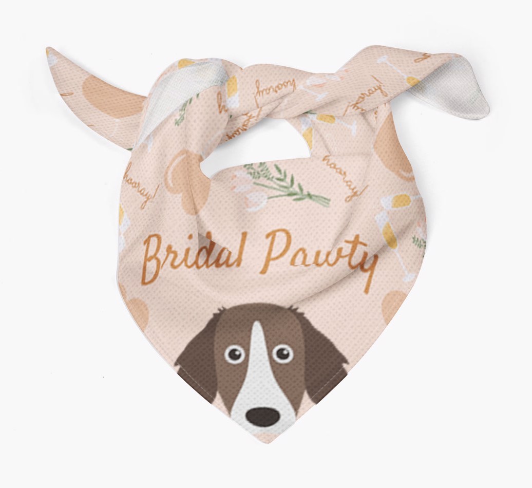 Bridal Pawty: Personalized {breedFullName} Bandana