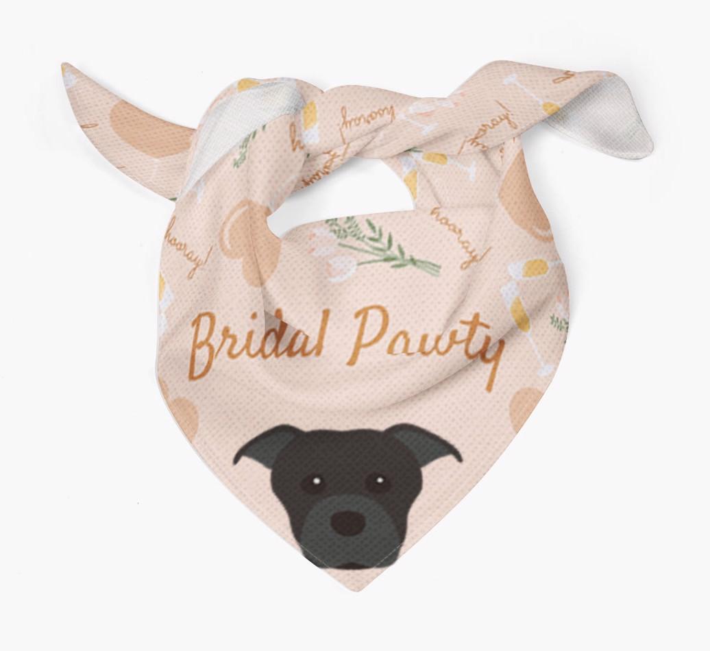 Bridal Pawty: Personalized {breedFullName} Bandana