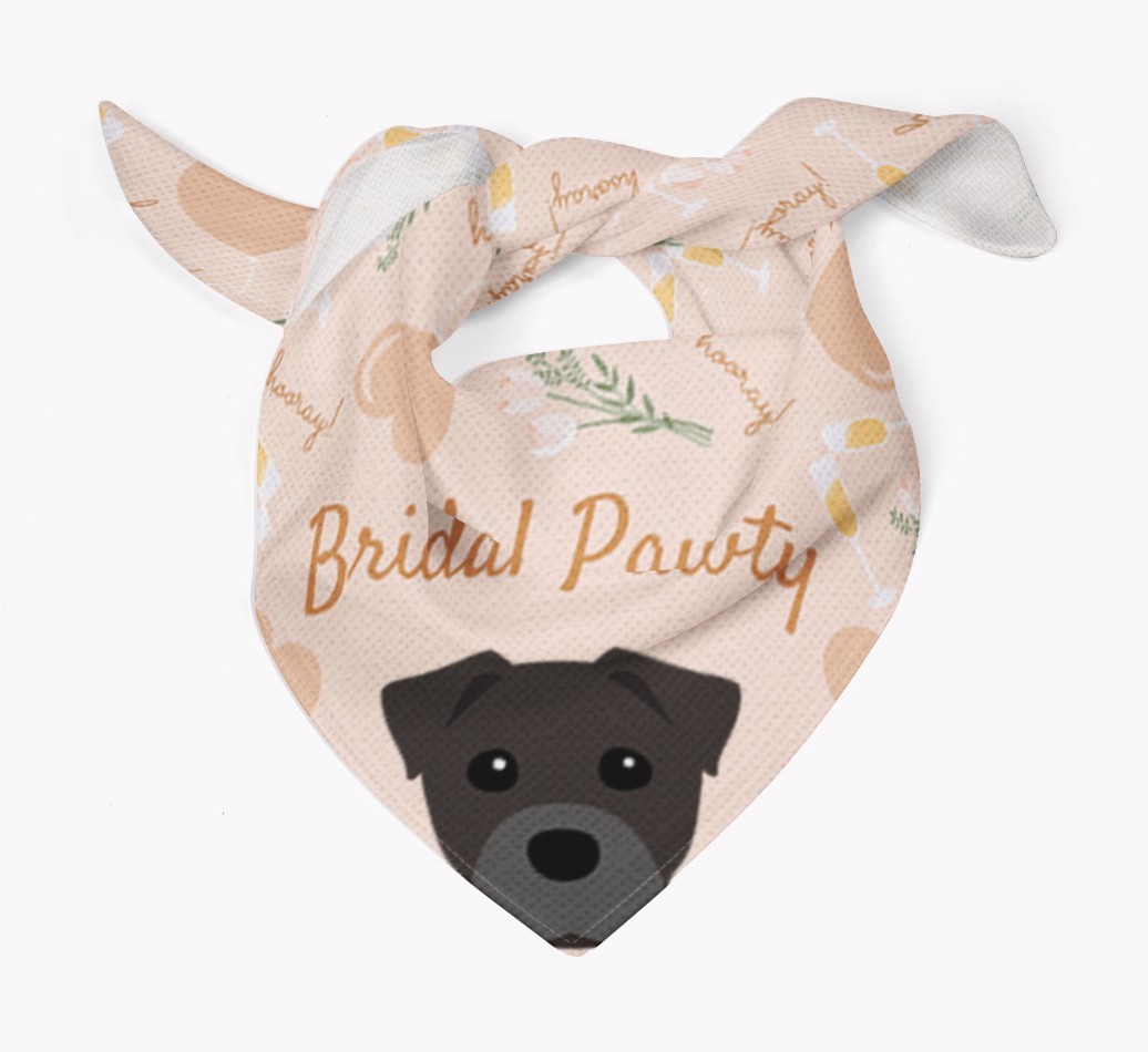 Bridal Pawty: Personalized {breedFullName} Bandana