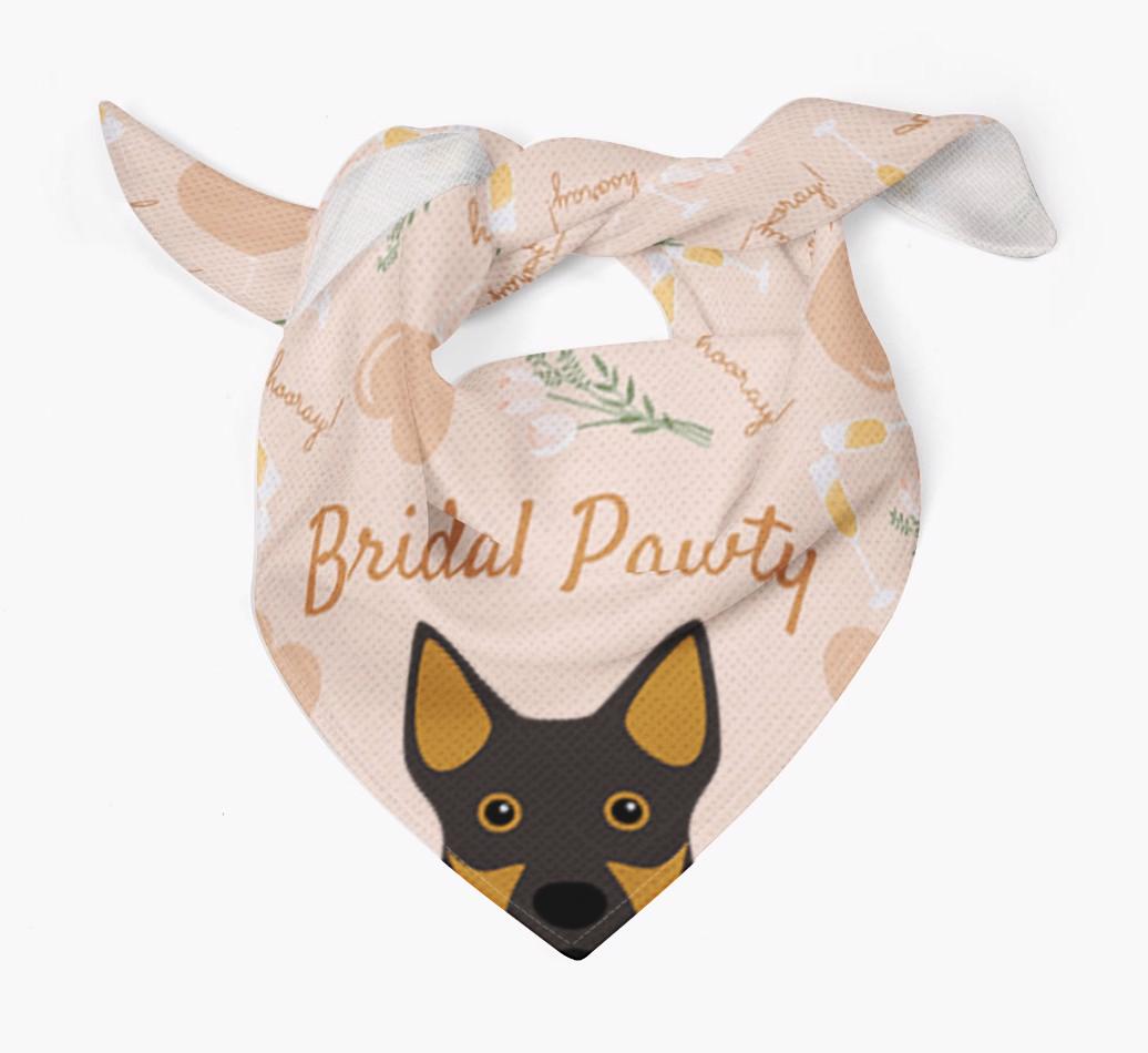 Bridal Pawty: Personalized {breedFullName} Bandana