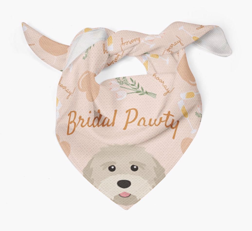 Bridal Pawty: Personalized {breedFullName} Bandana
