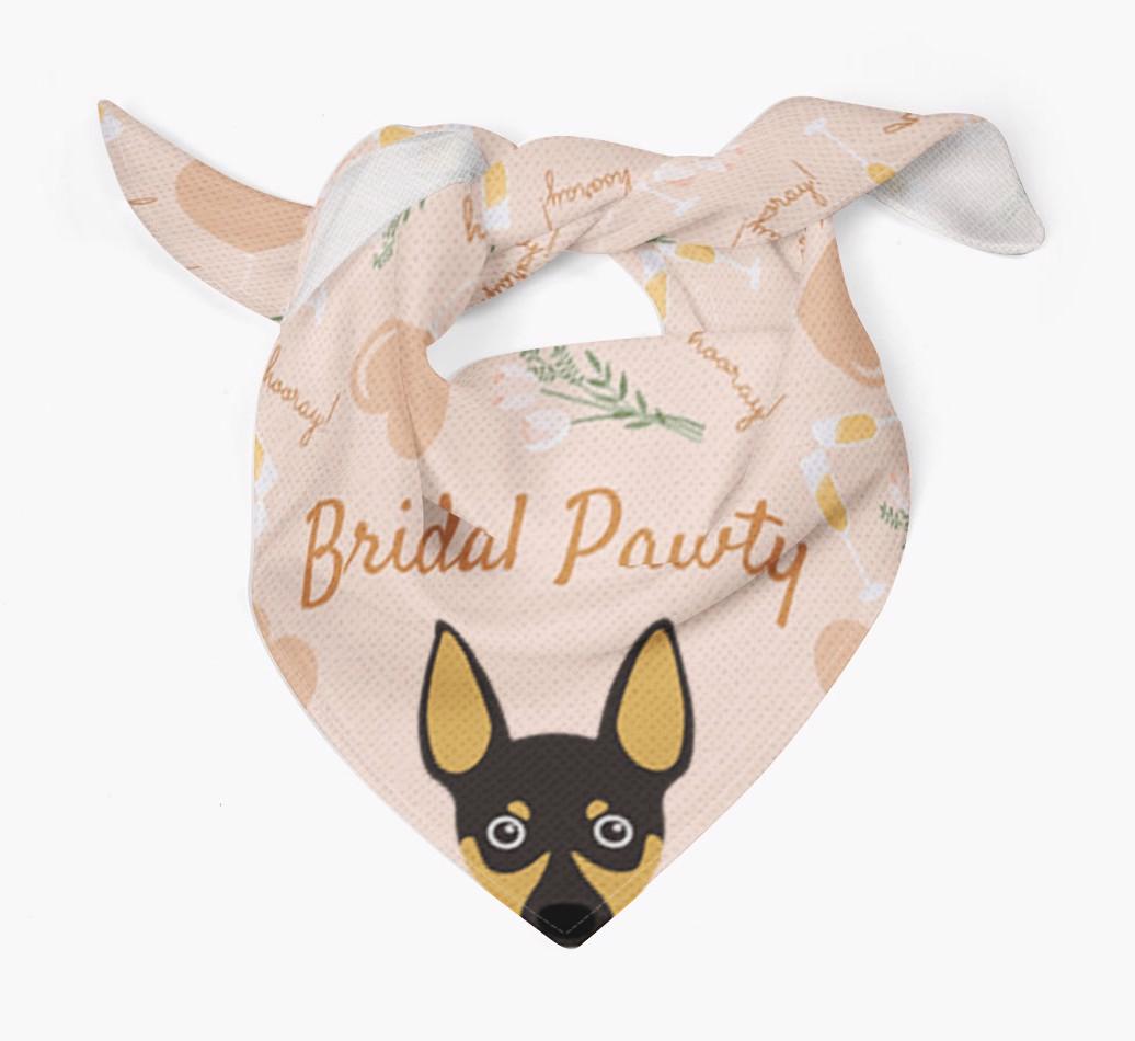 Bridal Pawty: Personalized {breedFullName} Bandana