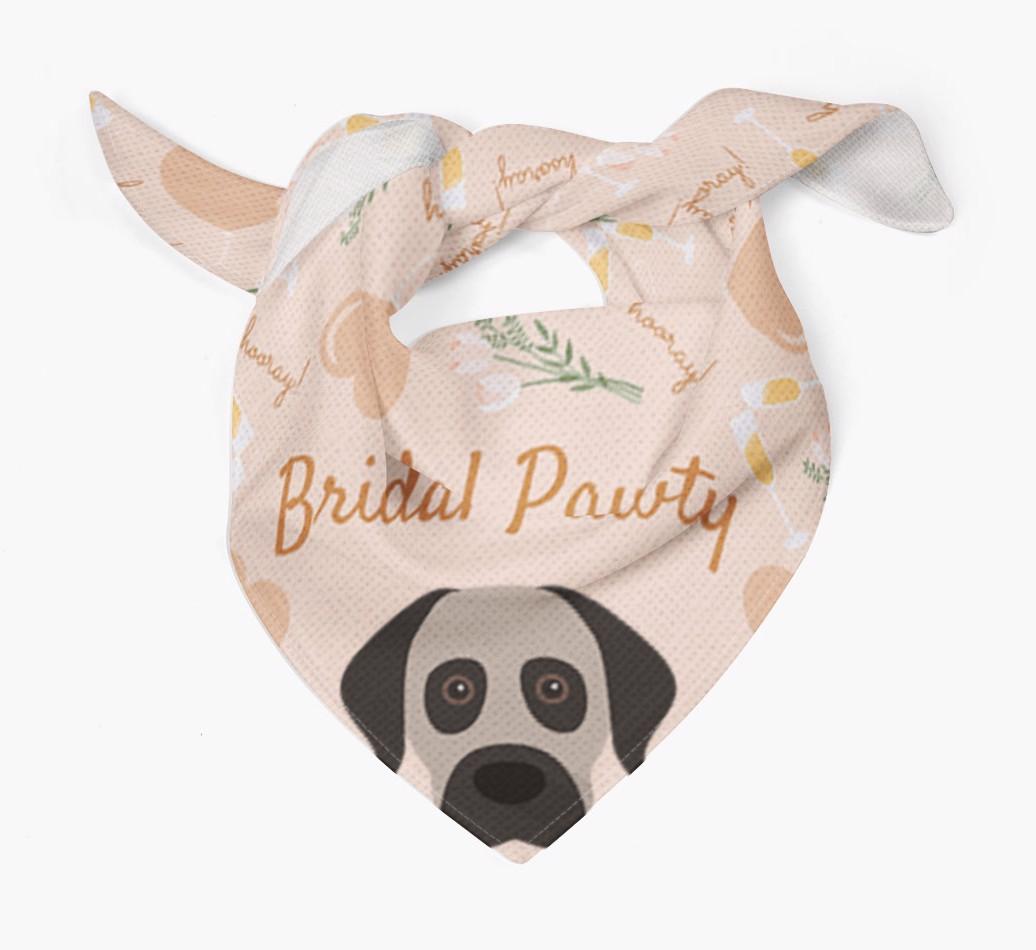 Bridal Pawty: Personalized {breedFullName} Bandana