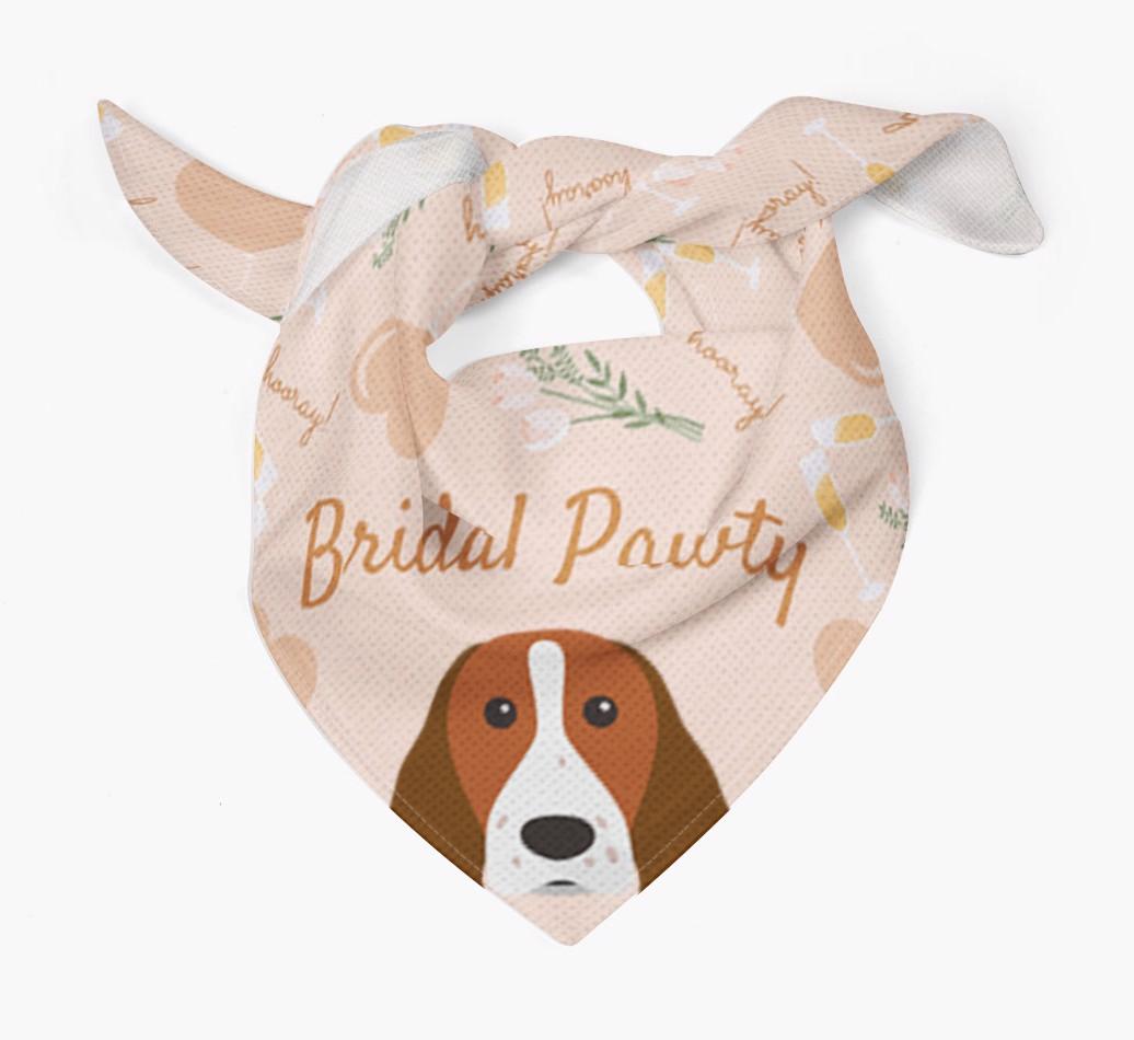 Bridal Pawty: Personalized {breedFullName} Bandana