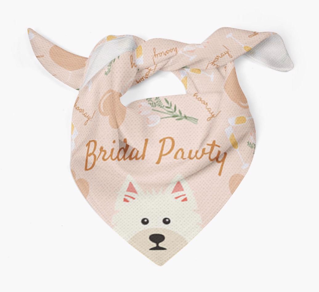 Bridal Pawty: Personalized {breedFullName} Bandana