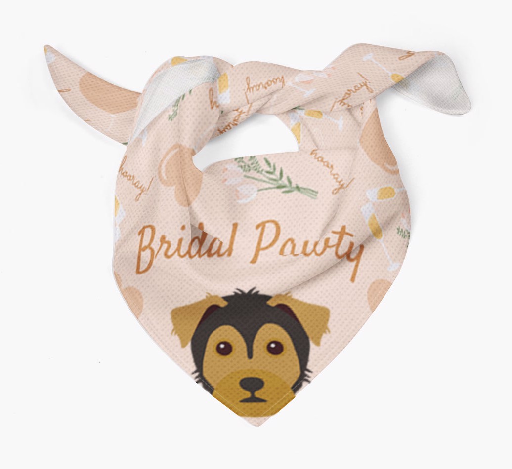 Bridal Pawty: Personalized {breedFullName} Bandana