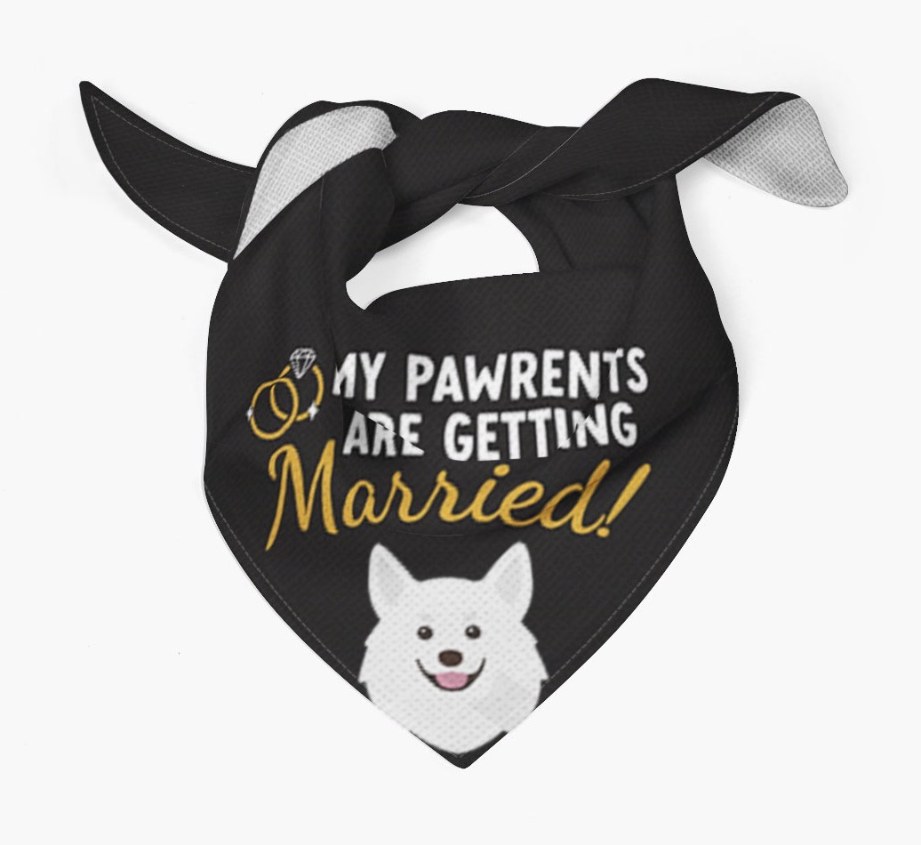 My Pawrents Are Getting Married: Personalised {breedFullName} Bandana