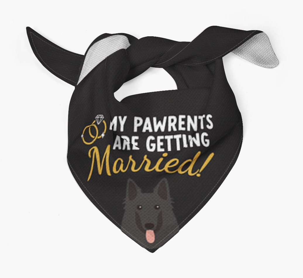 My Pawrents Are Getting Married: Personalized {breedFullName} Bandana