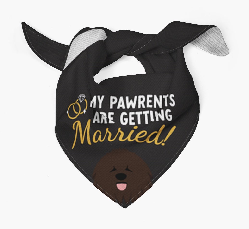 My Pawrents Are Getting Married: Personalized {breedFullName} Bandana