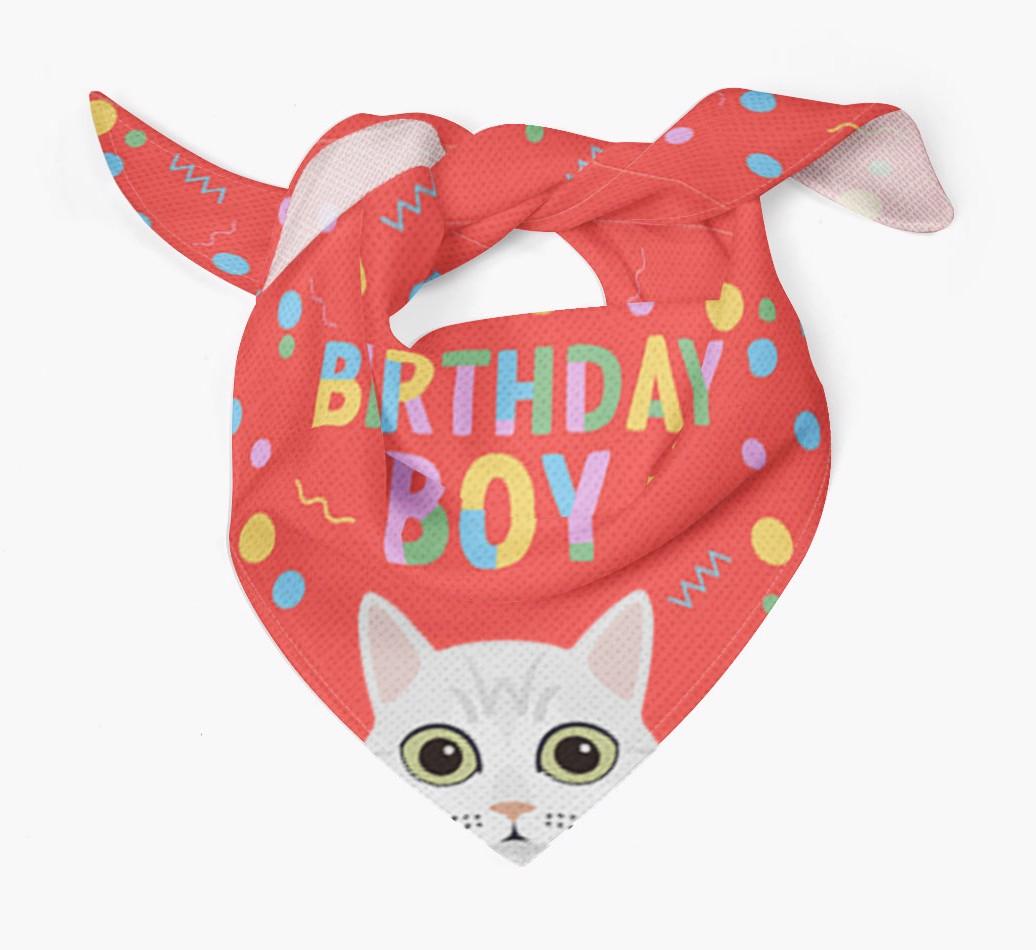 Birthday Boy: Personalized {breedCommonName} Bandana
