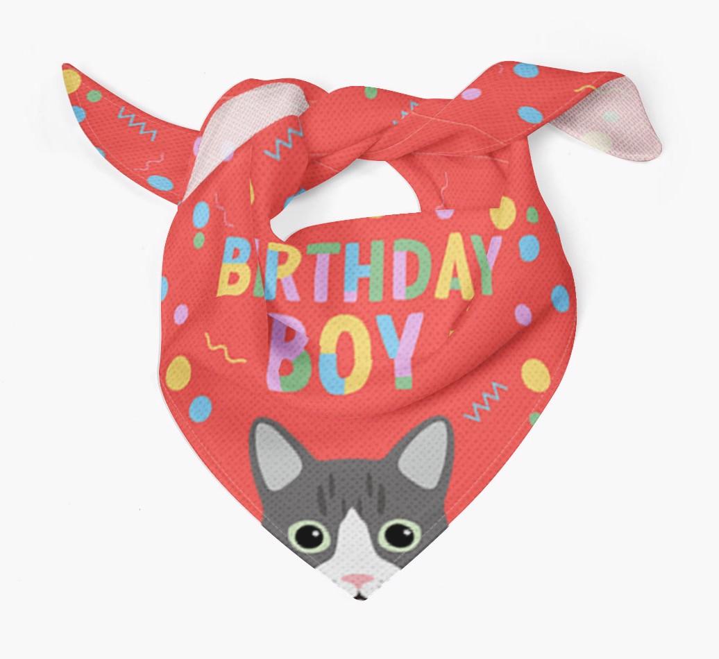 Birthday Boy: Personalized {breedCommonName} Bandana