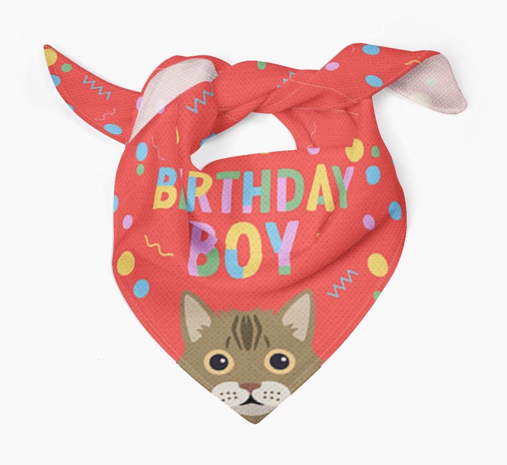 Birthday Boy: Personalized {breedCommonName} Bandana