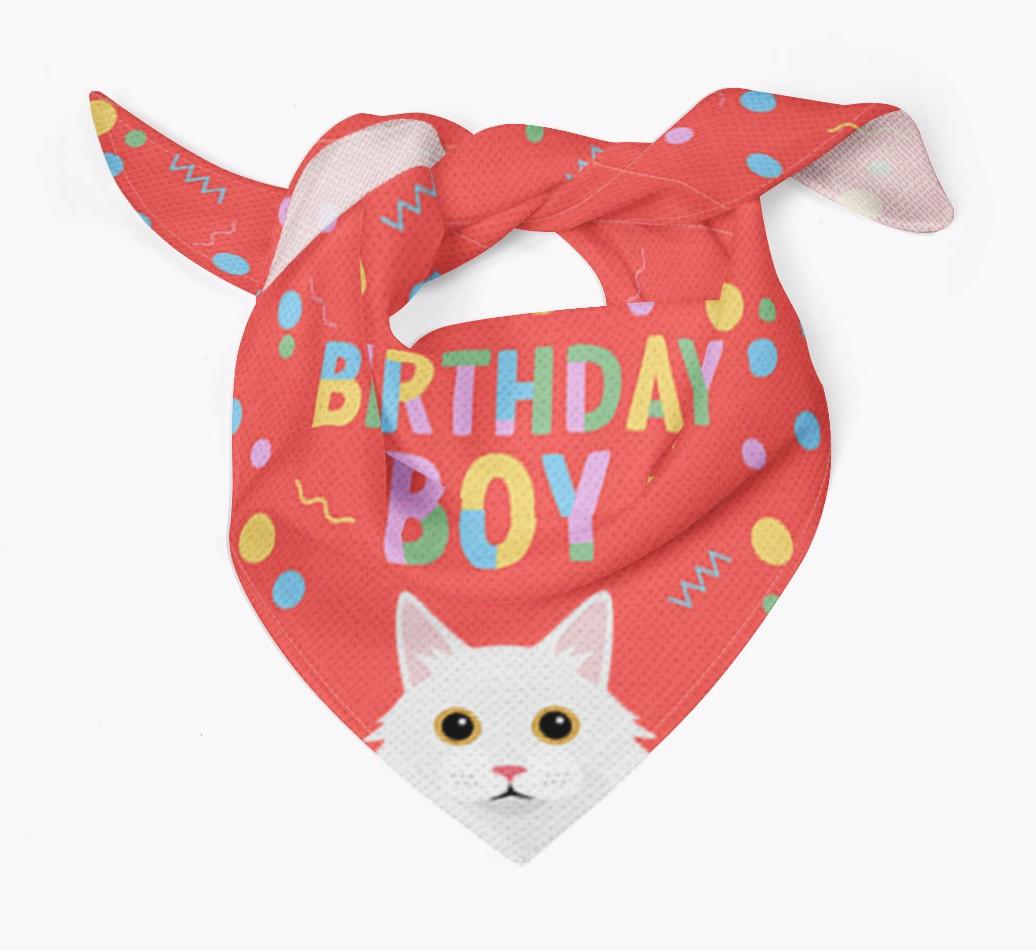Birthday Boy: Personalized {breedCommonName} Bandana