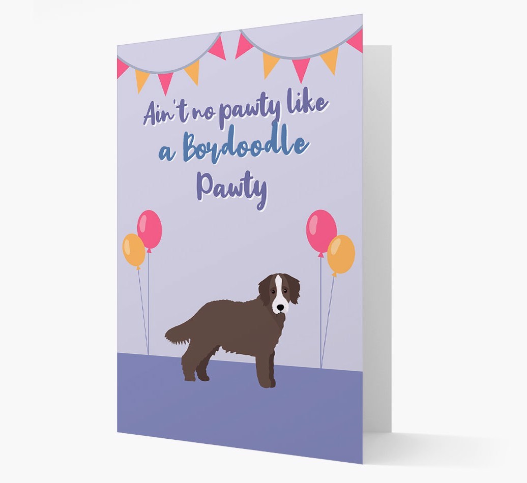 Ain't No Pawty: Personalized {breedFullName} Card