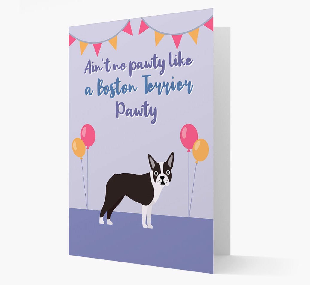 Ain't No Pawty: Personalized {breedFullName} Card