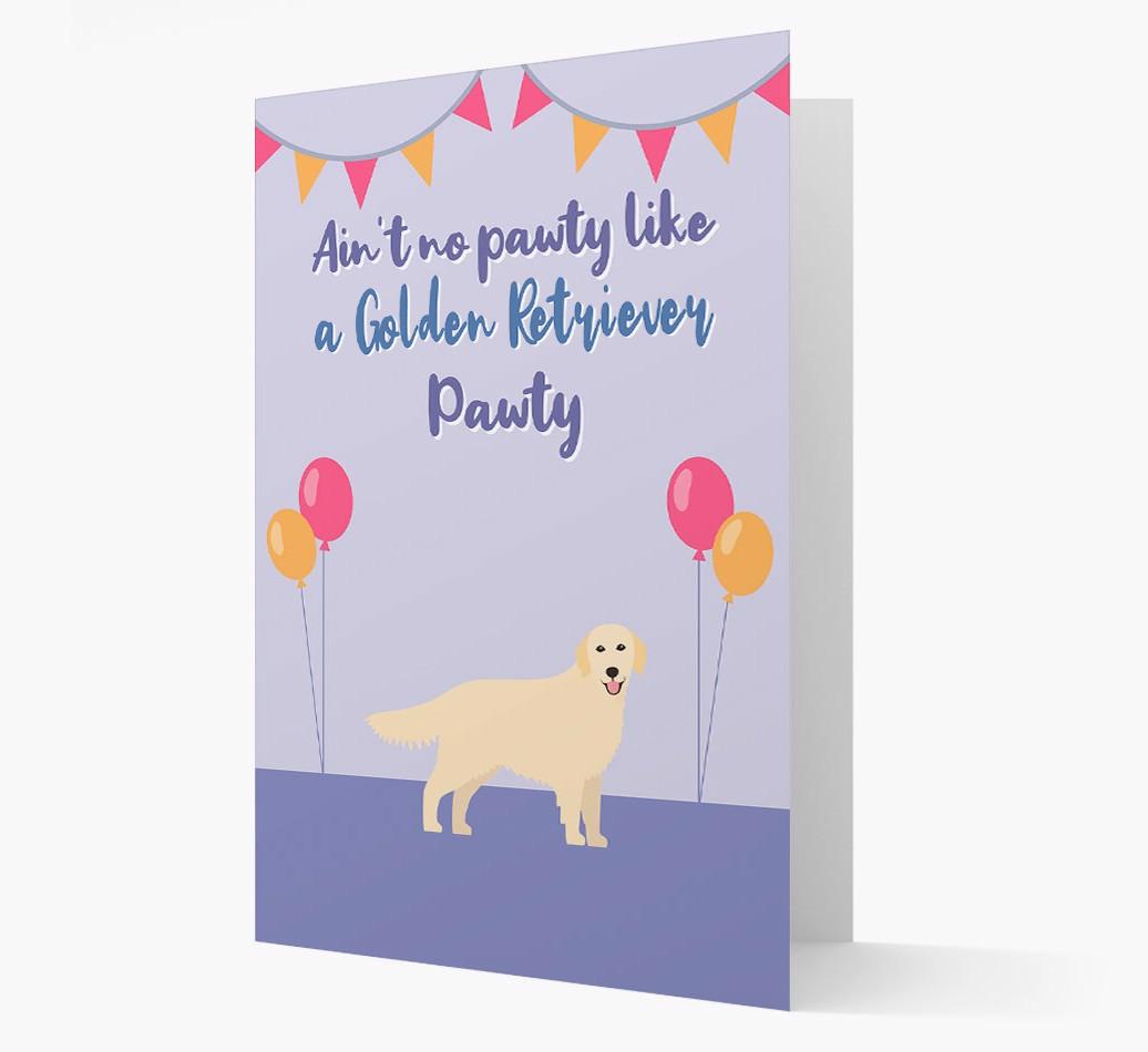 Ain't No Pawty: Personalized {breedFullName} Card