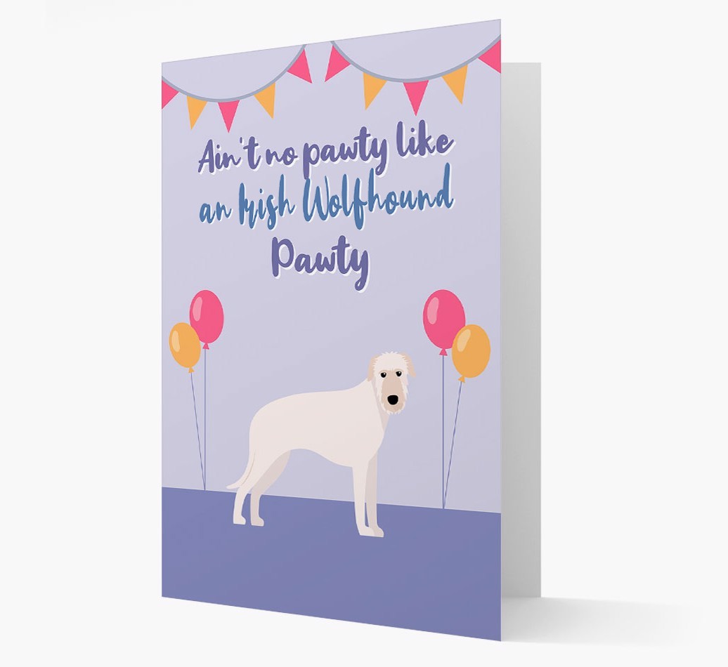 Ain't No Pawty: Personalized {breedFullName} Card