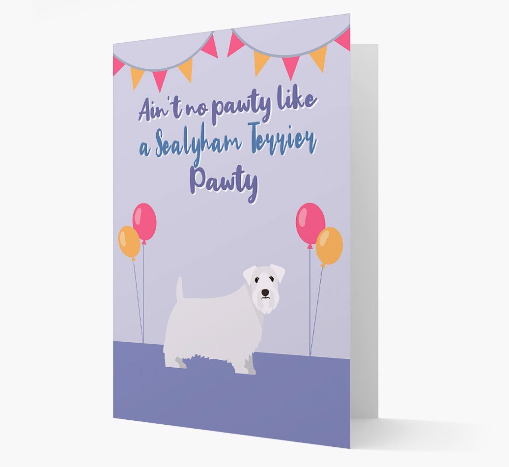 Ain't No Pawty: Personalized {breedFullName} Card