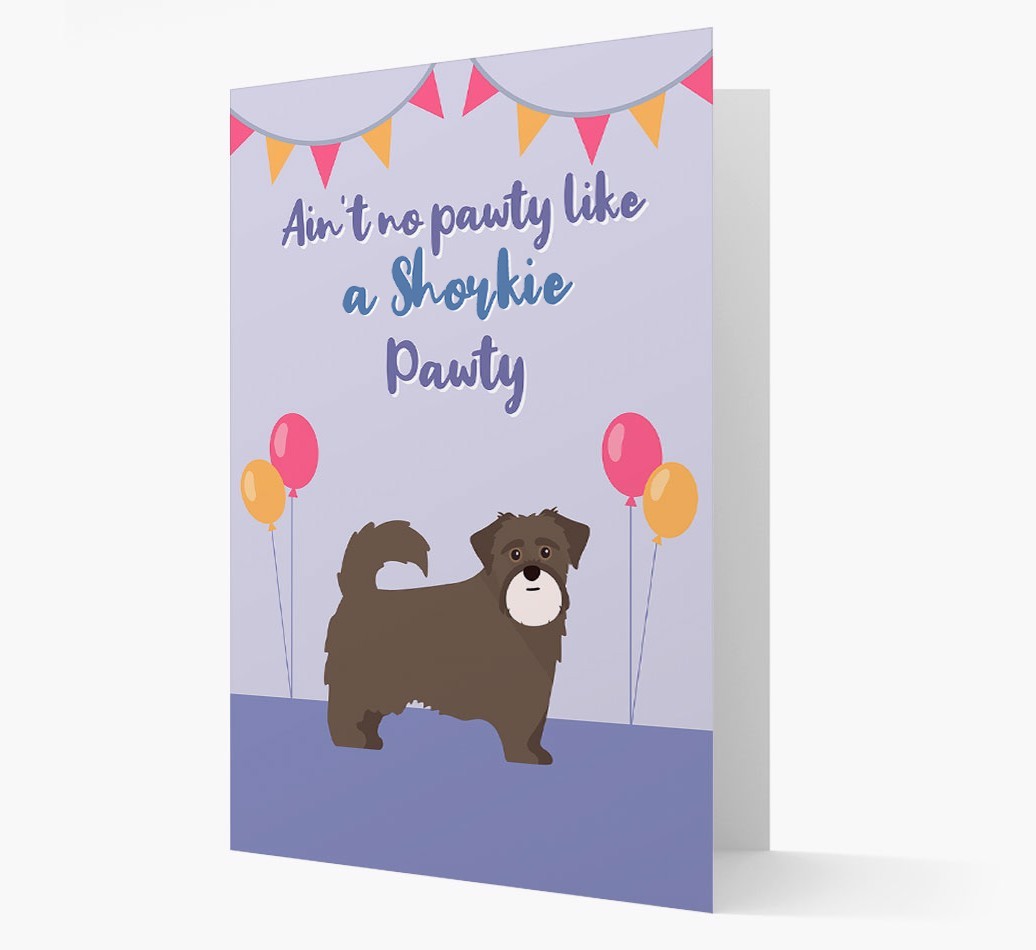 Ain't No Pawty: Personalized {breedFullName} Card