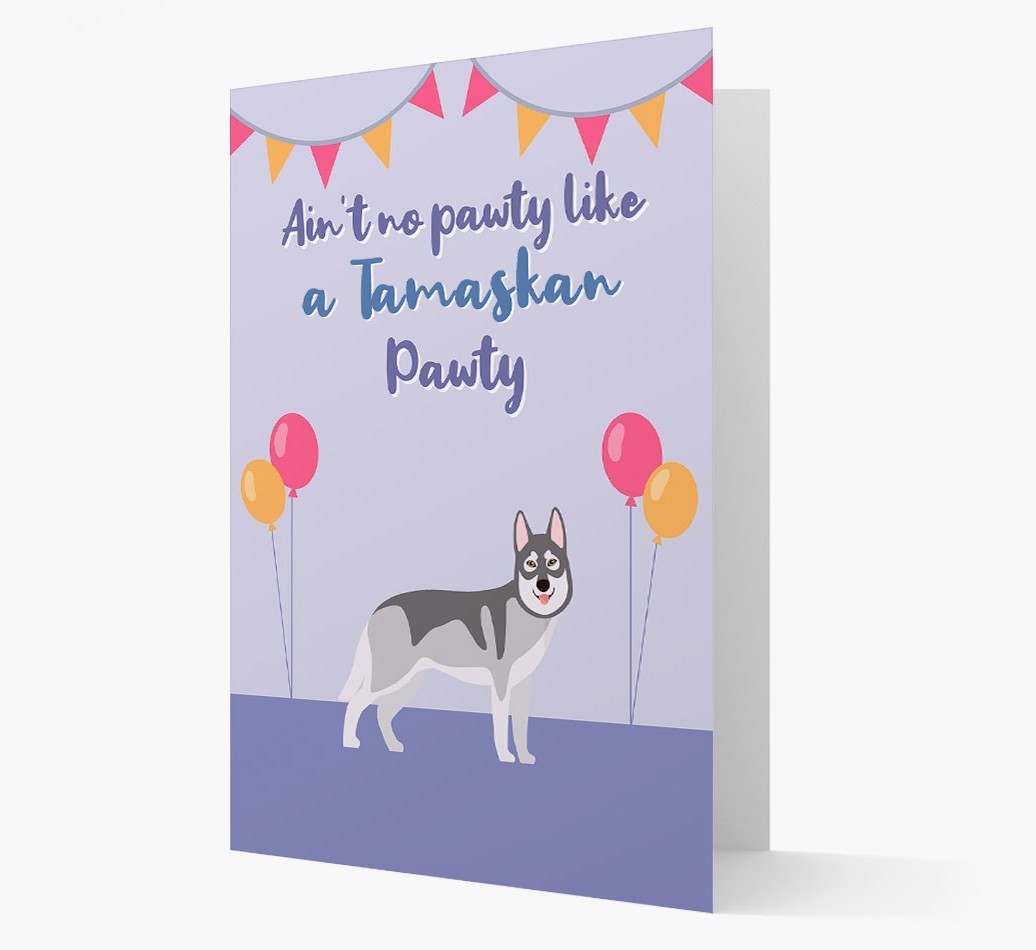 Ain't No Pawty: Personalized {breedFullName} Card