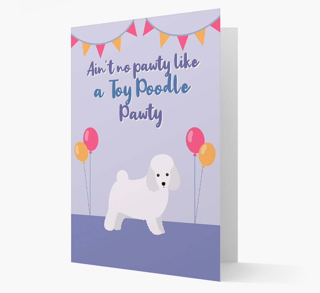 Ain't No Pawty: Personalized {breedFullName} Card