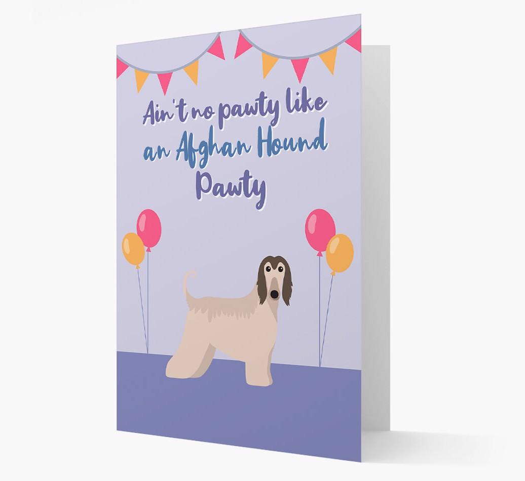 Ain't No Pawty: Personalized {breedFullName} Card