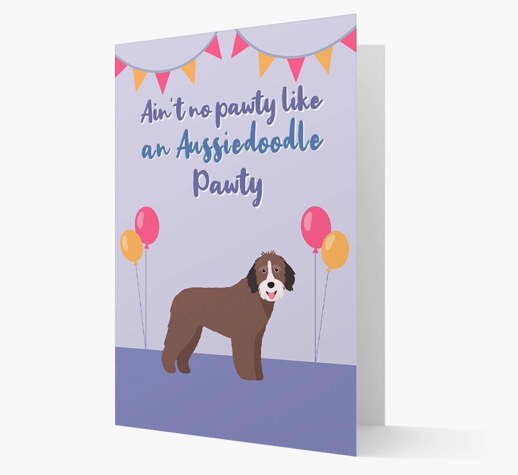 Ain't No Pawty: Personalized {breedFullName} Card