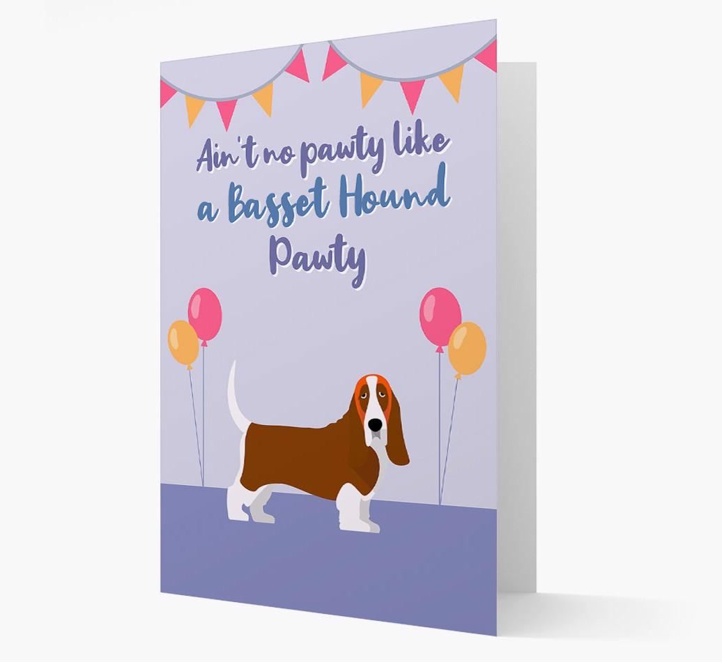 Ain't No Pawty: Personalized {breedFullName} Card