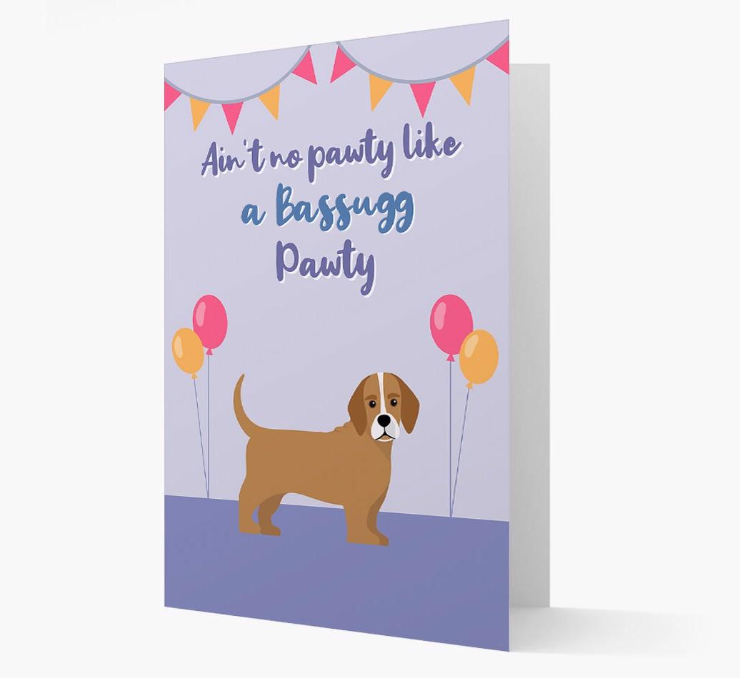 Ain't No Pawty: Personalized {breedFullName} Card