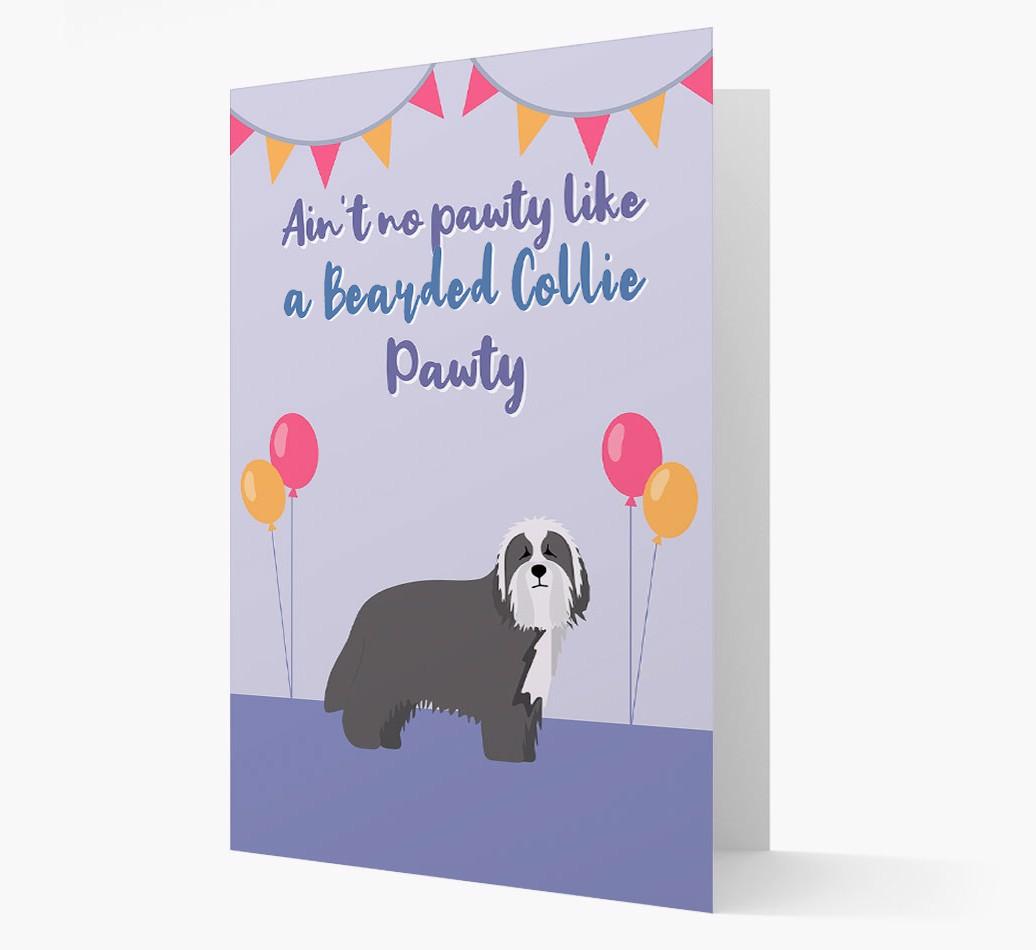 Ain't No Pawty: Personalized {breedFullName} Card