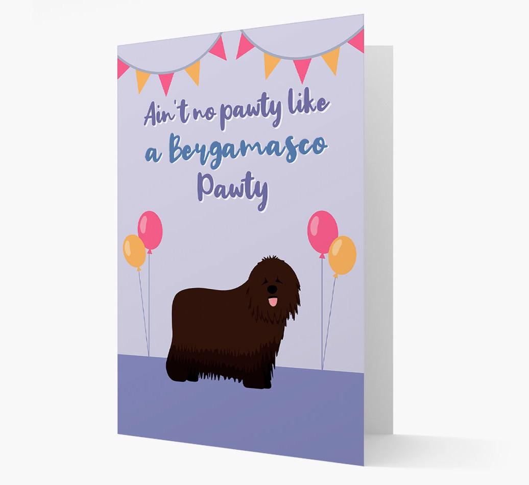 Ain't No Pawty: Personalized {breedFullName} Card
