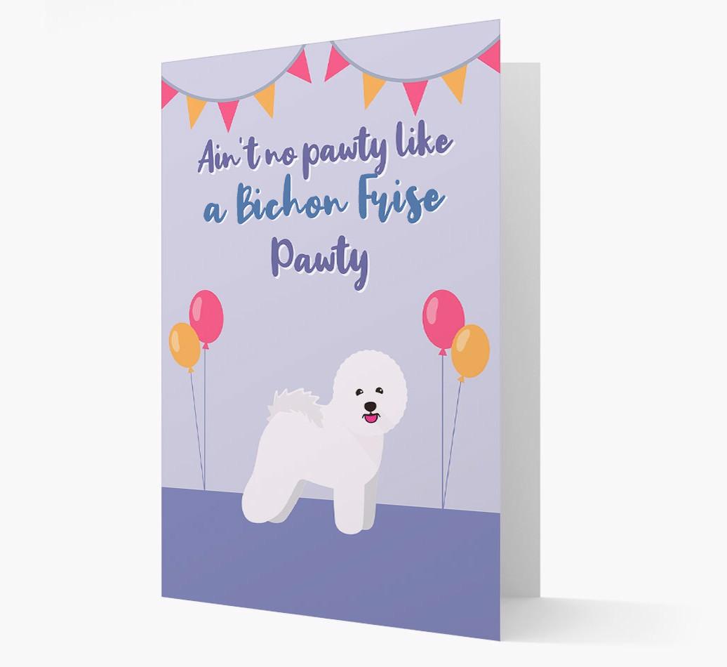 Ain't No Pawty: Personalized {breedFullName} Card