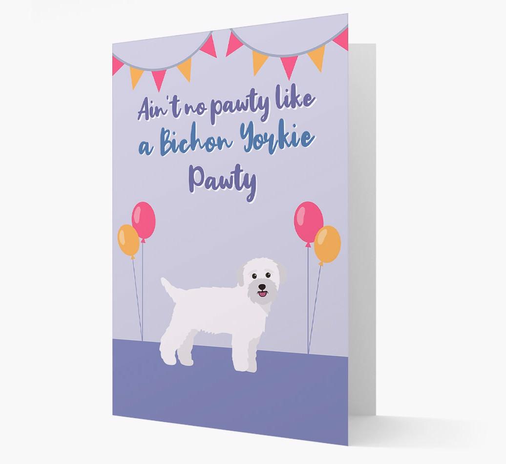 Ain't No Pawty: Personalized {breedFullName} Card