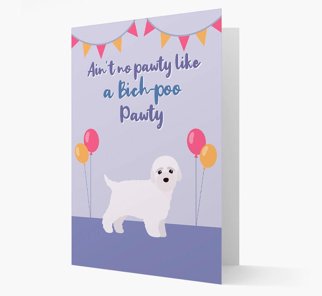 Ain't No Pawty: Personalized {breedFullName} Card