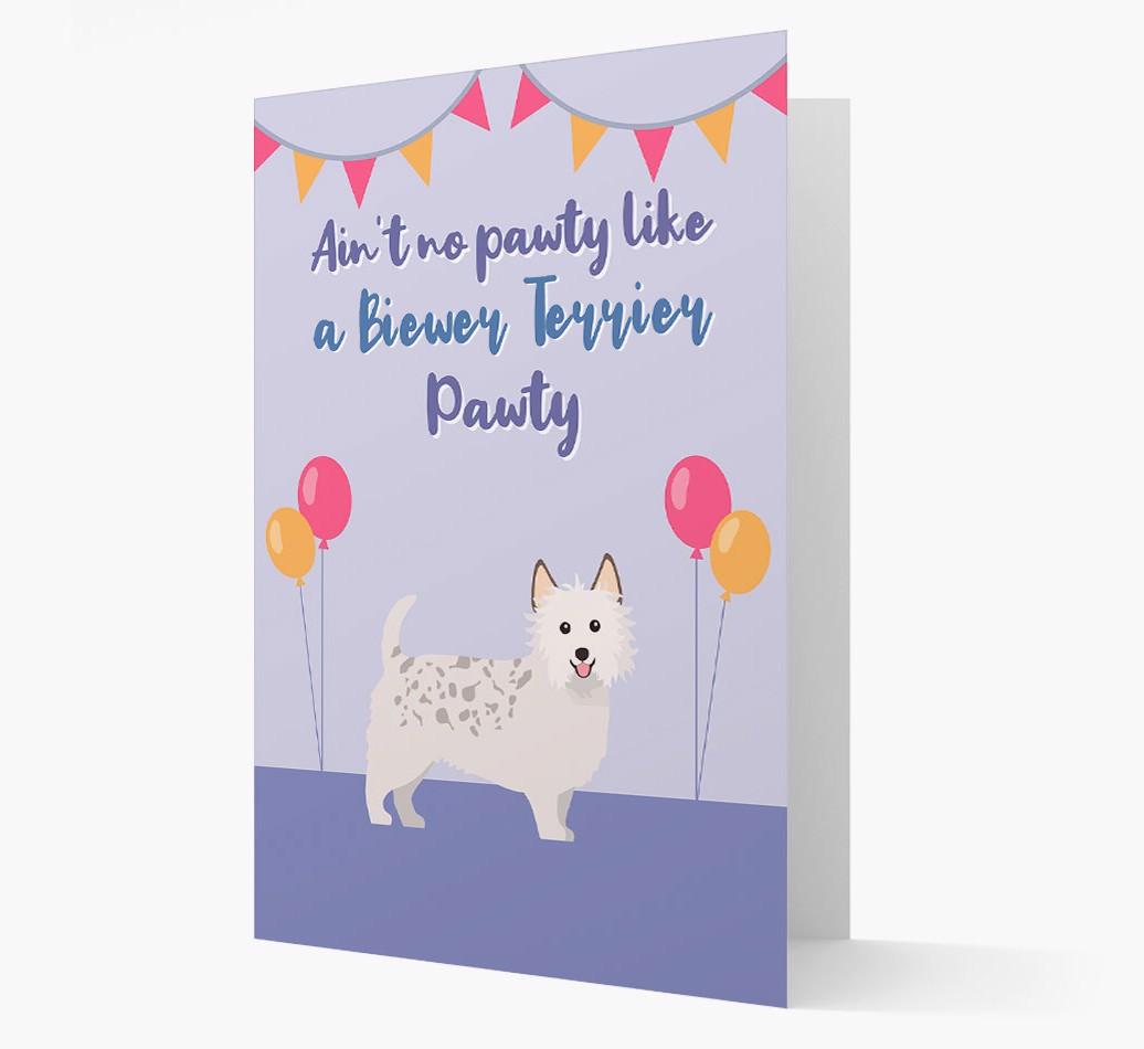 Ain't No Pawty: Personalized {breedFullName} Card