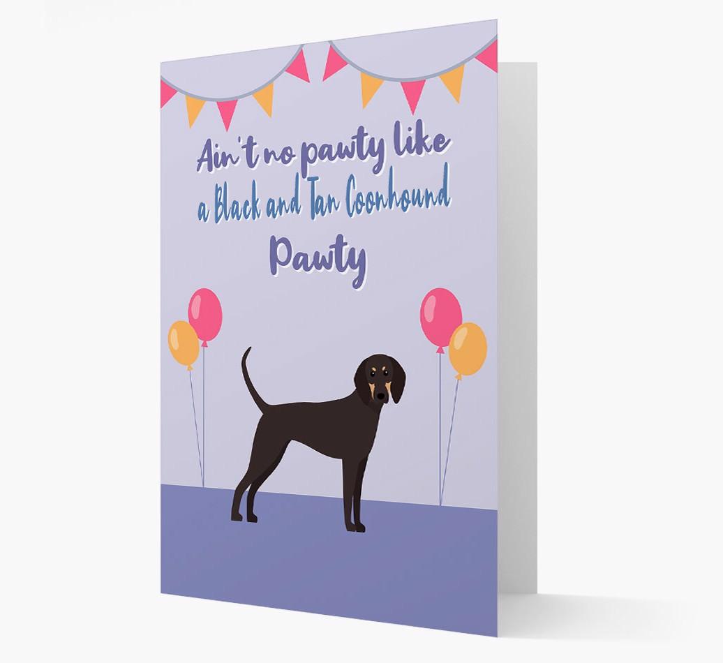 Ain't No Pawty: Personalized {breedFullName} Card