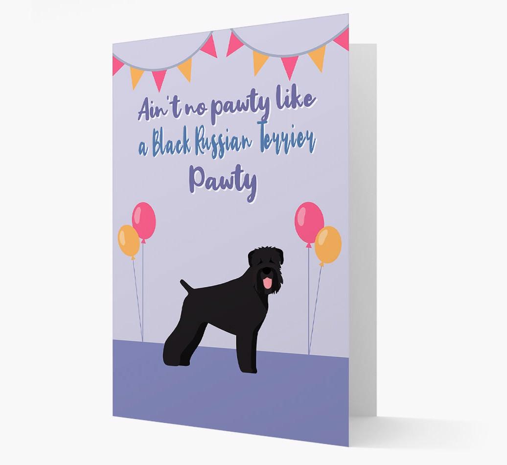 Ain't No Pawty: Personalized {breedFullName} Card